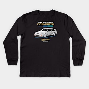 Sierra RS Cosworth Retro Classic Kids Long Sleeve T-Shirt